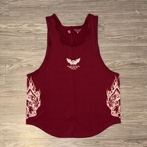 Darc Sport Wolves Dry Wolf Tank Top Red Mens Size XL